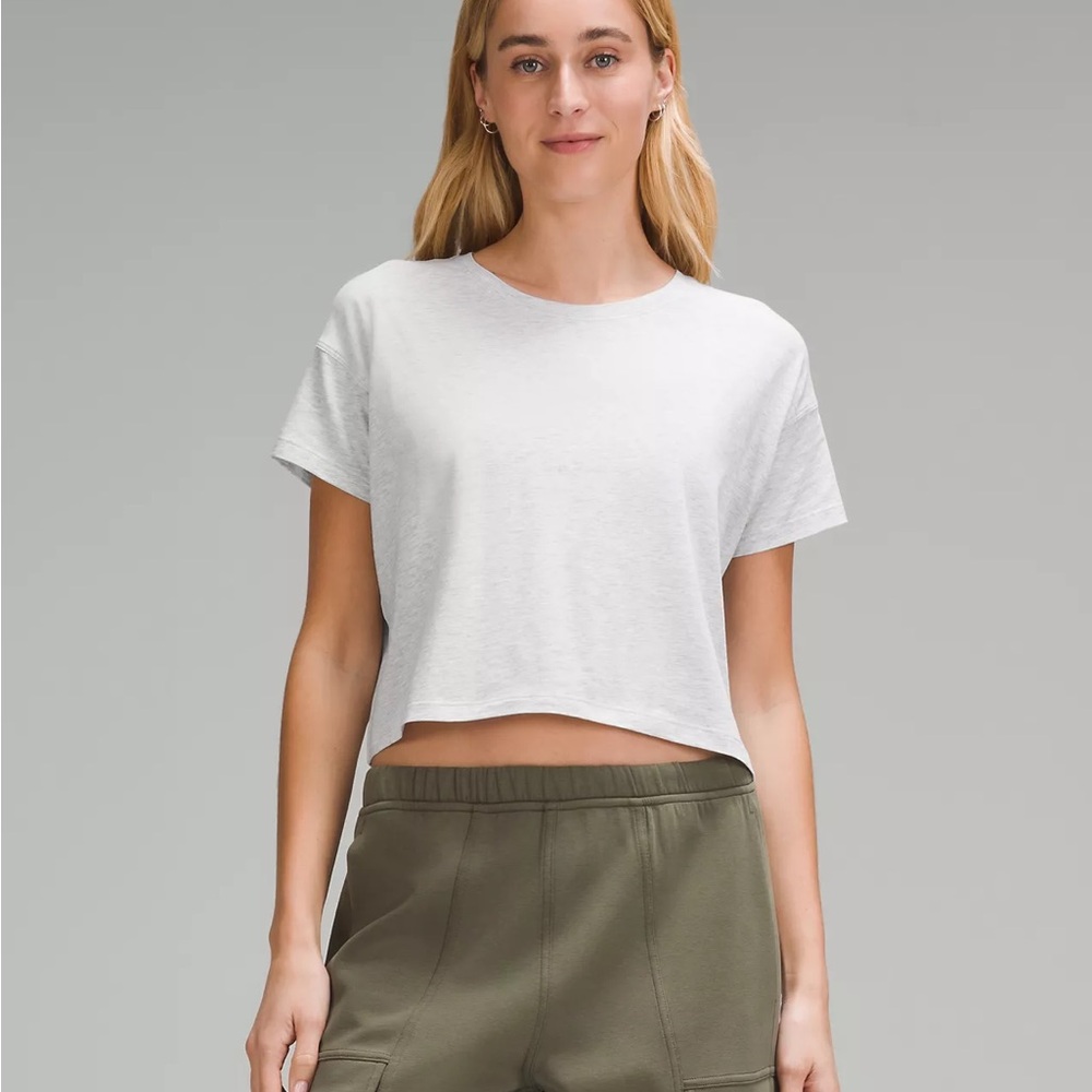 lululemon athletica White Crop Top